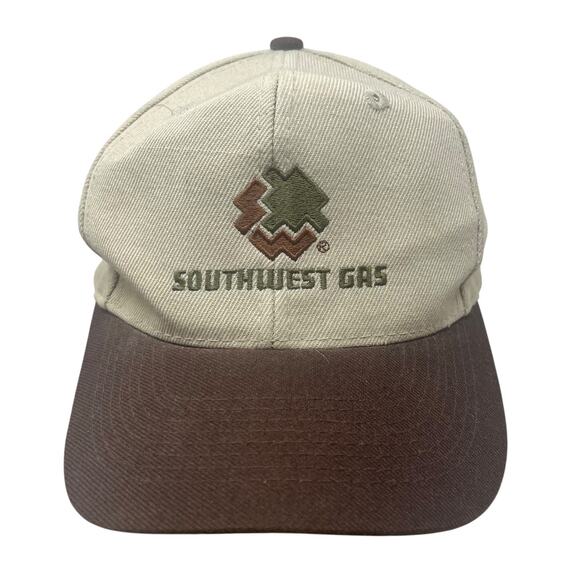 Vintage Southwest Gas Snapback Trucker Hat Mens One Size Spellout - Picture 3 of 7